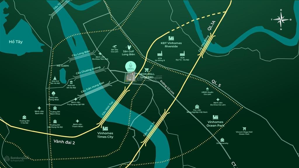 Chính chủ bán căn 3pn  2wc northern emerald  cổ linh