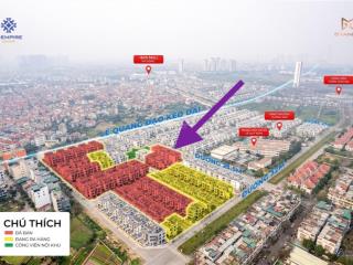 Bán gấp căn biệt thự áp góc trục đường chính 23.5m, 3 mặt thoáng, công viên vườn hoa sau nhà