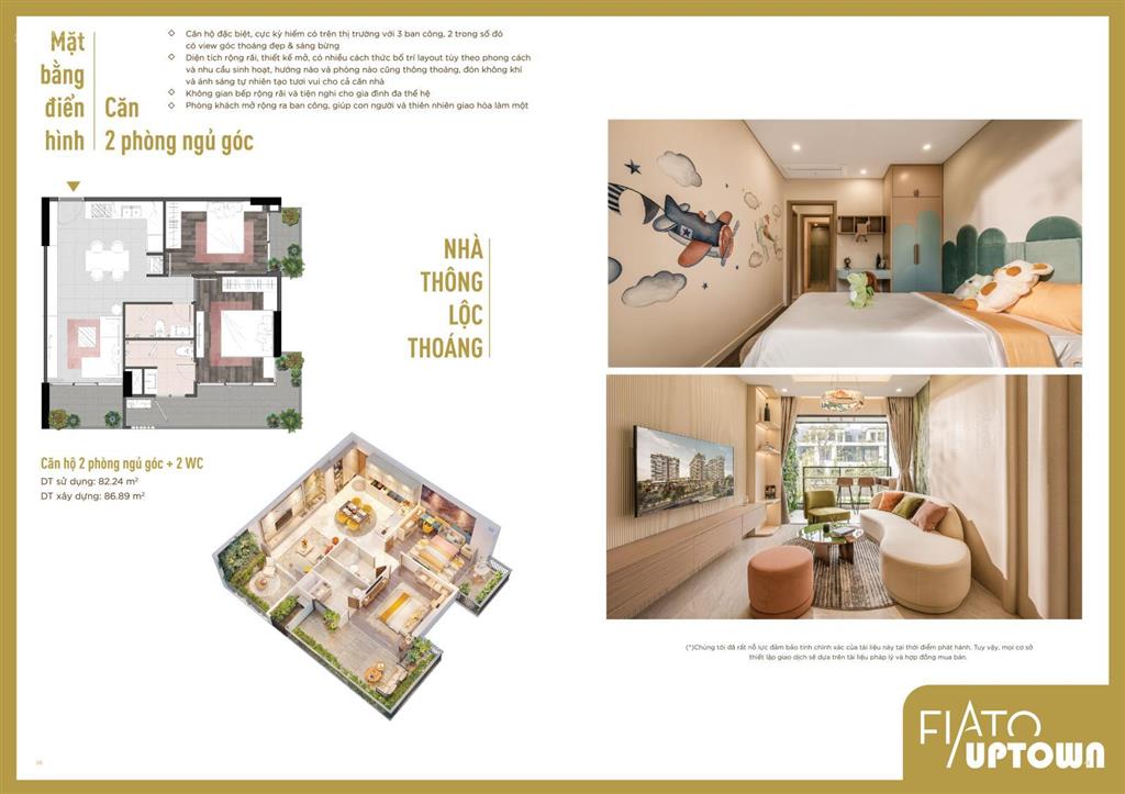 Giỏ hàng fiato uptown mới nhất tháng 12/2025. 2pn, 3pn, duplex, shophouse, penhouse.