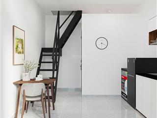 Nhà full nội thất, hẻm 2m hồ bá kiện, 1pn 1wc, có ban công, giá 6.5tr