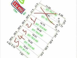 3 lô f0 hxh đường số 8, linh xuân  3.45 tỷ/52m2