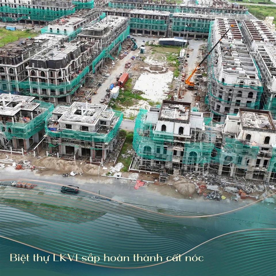 Hoàng huy green river  biệt thự 200m2 cạnh sông hòn ngọc xây 4 tầng  chiết khấu tới 9%