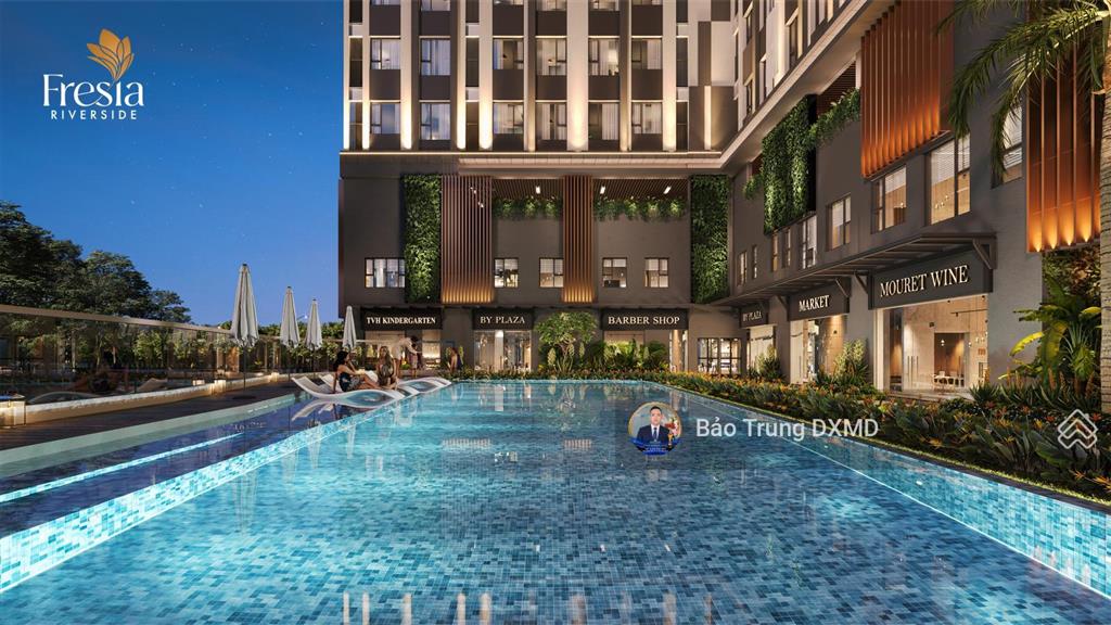 Fresia riverside biên hòacăn hộ ven sông, khai thác cho thuê lợi nhuận ổn định, giá chỉ từ 1,79 tỷ