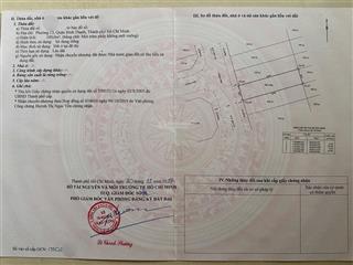 Đất trống đẹp đối diện công viên, đường nội bộ 12m, đăng thuỳ trâm  bình lơi, 5x20= 100m2, khu vực