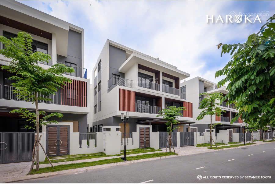 Bán nhà phố haruka midori park, 1 trệt 3 lầu 1 sân thượng, dt đất 114m2, giá 10,3 tỷ