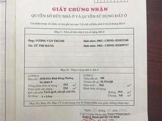 Nhà chính chủ bán hoài thanh cho 2%