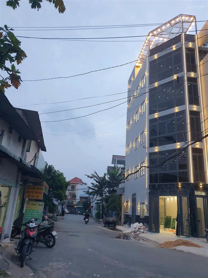 Siêu phẩm góc 2 mặt tiền tân thới nhất 5, quận 12. đúc 6 tầng. có thang máy. giá 9.390 tỷ