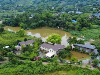 Đất bám hồ 6500m2 lô góc đẹp nhất hòa sơn, lương sơn, hà nội 33km