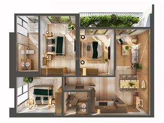 Bán sky forest 3pn 2wc. view sông hồng, hướng mát, giá bán 6,65 tỷ bao phí