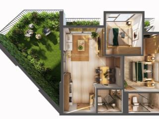 Bán căn hộ sky forest căn 2n 2wc sân vườn view sông. giá 5.950tr tỷ bao phí  0948 014 ***