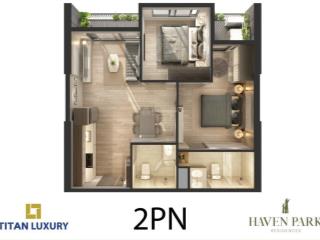 Cần bán 2pn 2wc haven park ban thoáng. loại căn 58m2, giá bán 4,1 tỷ bao phí