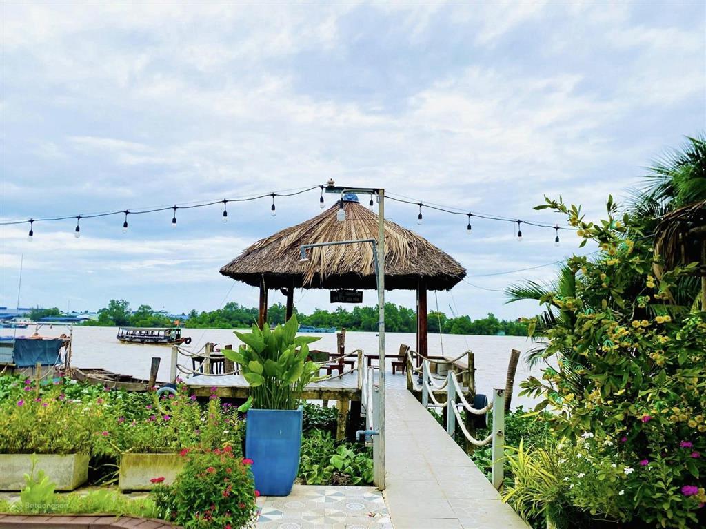 Bán khu nghỉ dưỡng view sông tại cồn phụng  bến tre, giá 7.8 tỉ