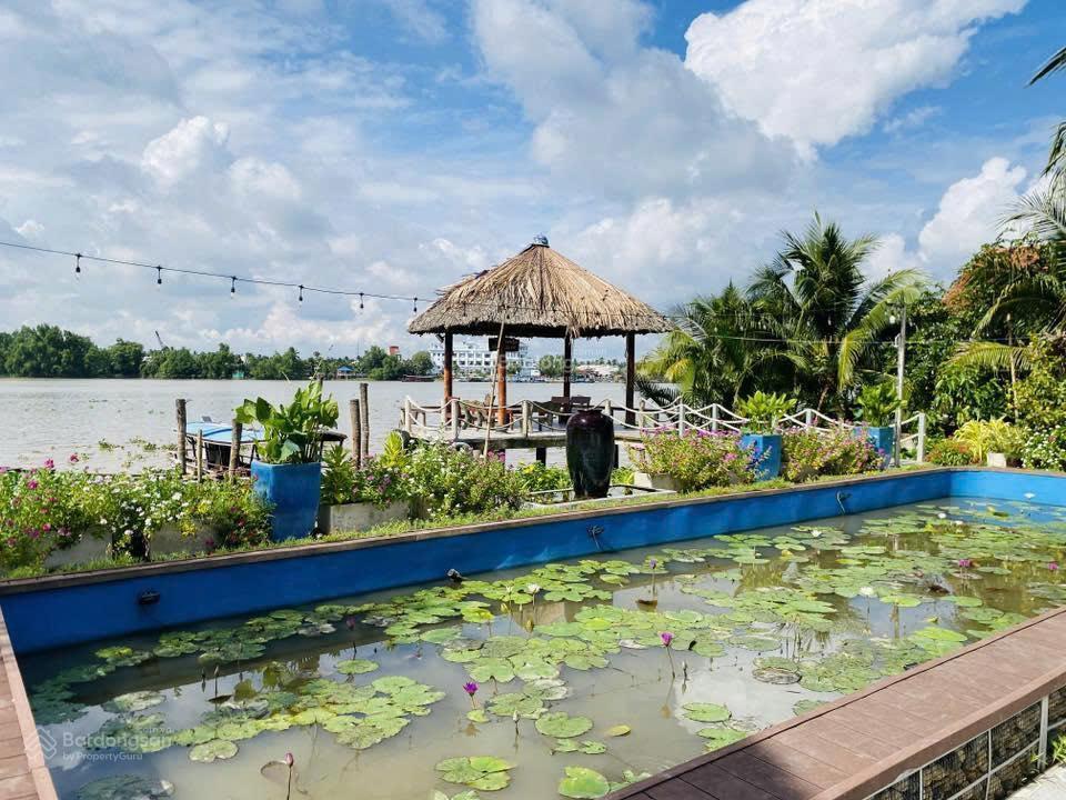 Bán khu nghỉ dưỡng view sông tại cồn phụng  bến tre, giá 7.8 tỉ