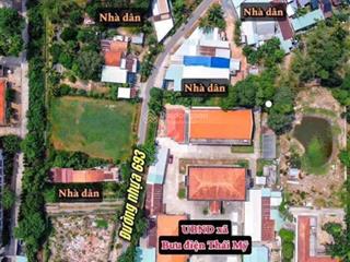 Cần bán lô đất sau ủy ban xã thái mỹ, tỉnh lộ 7 vào 200m tới đất. sổ hồng riêng 2ty3