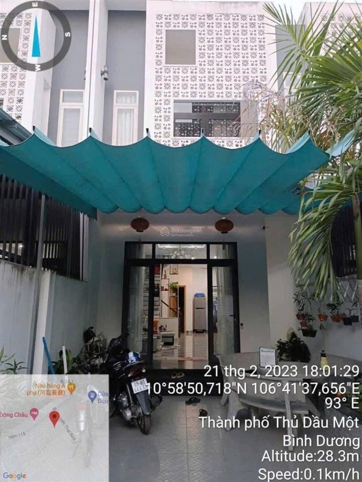 Nhà phú hoà thủ dầu một khu 9, nhánh hẻm 93 ntmk, giá 3,7 tỷ tl. dt 5x30m nhà 1 trệt 1 lầu, 3pn