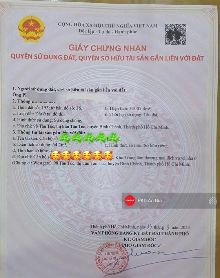 Westgate sẵn sổ hồng giá 2tỷ400 công chứng sang tên ngay view nội khu nhà mới