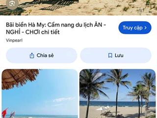 Bán gấp đất tại. bãi tắm hà my  vinahouse . điện dương, giá siêu hời 3,83 tỷ, diện tích 150m2