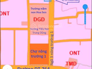 Bán đất mặt tiền, kế bên trường học, phù hợp mở trung tâm tiếng anh, dạy thêm hay ăn uống cho hsinh