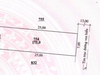 Cần bán lô đất trục đường duyên hải ven biển sầm sơn  thanh hoá 48m