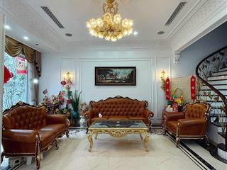 Bán biệt thự song lập 168m2 khu hồ điều hòa 12ha vinhomes the harmony, hoàn thiện có thang máy