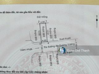 Đất thổ cư 4x12,5m an dương vương đường 7m sổ hồng riêng,xây dựng tự do