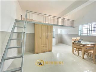 Phòng trọ có gác, có máy lạnh 40m2 mặt tiền đường lý phục man, quận 7