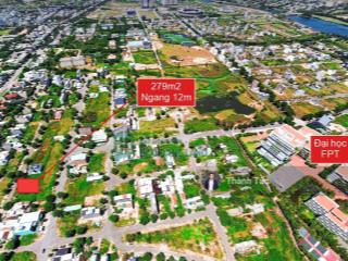 Đất biệt thự ngay đại học fpt đà nẵng  mặt tiền lên đến 12m hàng hiếm
