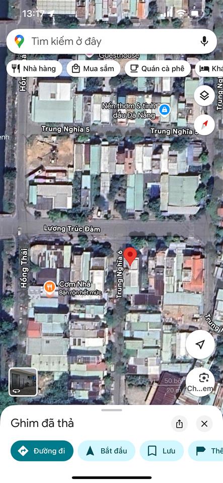 Bán nhà hai mặt tiền, 4 tầng đường lương trúc đàm, gần bến xe trung tâm tp đà nẵng