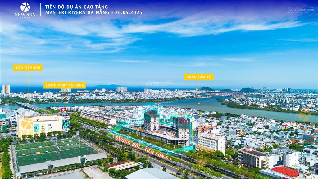 Căn hộ ven sông hàn của masterise home, view trọn công viên châu á, sông hàn, view pháo hoa
