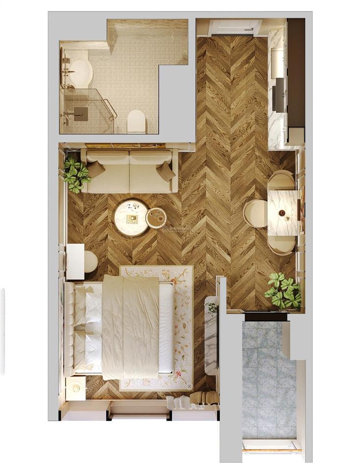 Căn hộ biển tầng cao view đẹp còn sót lại căn 1pn giá full chỉ 3,3tỷ , quý 3 năm 2026 bàn giao để ở