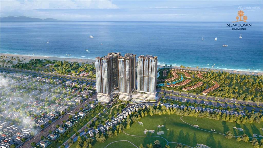 Bán căn hộ newtown diamond view trực diện sân golf 36 hố  tầng cao  giá gốc cđt