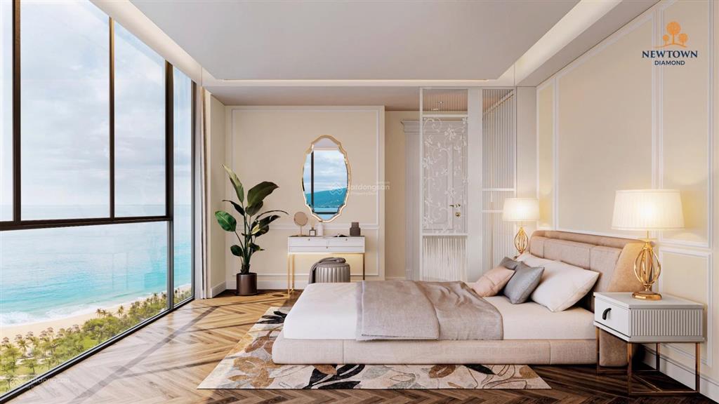 Bán căn hộ newtown diamond view trực diện sân golf 36 hố  tầng cao  giá gốc cđt