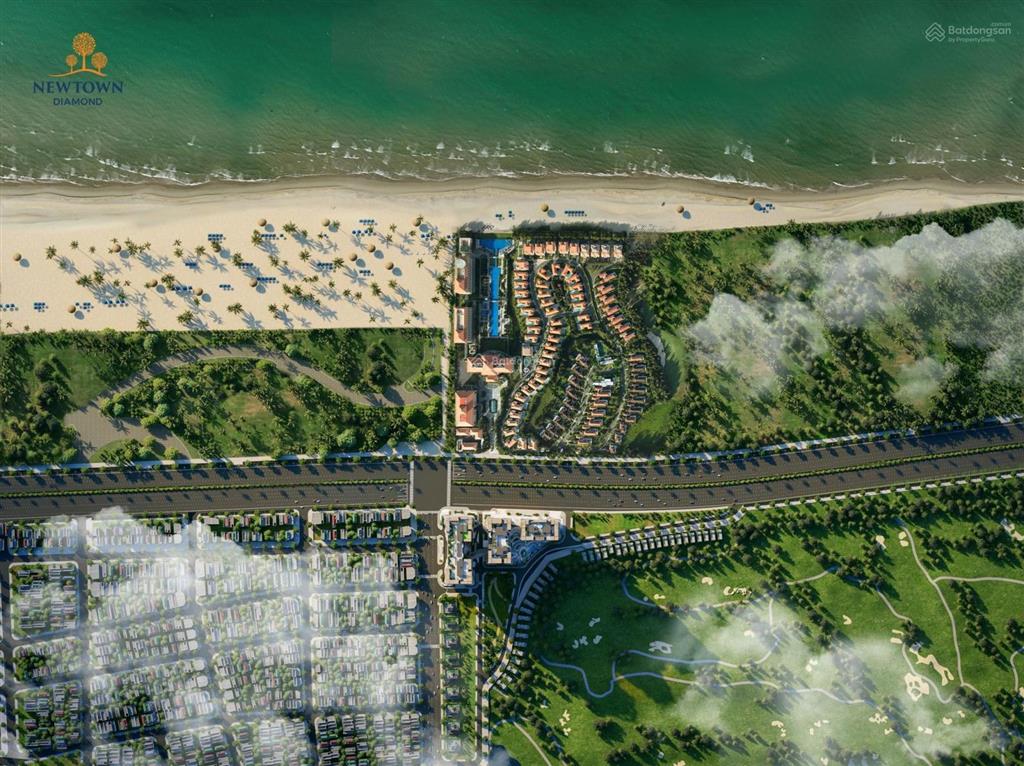 Bán căn hộ newtown diamond view trực diện sân golf 36 hố  tầng cao  giá gốc cđt