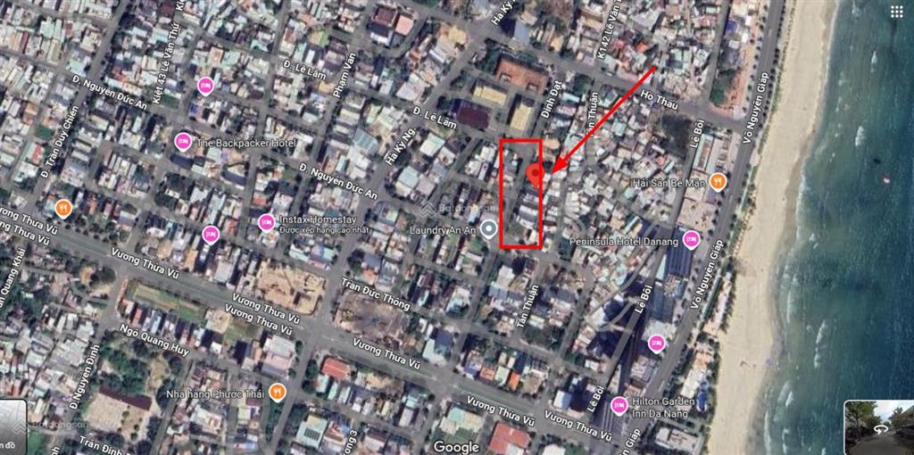 Bán lô mt đường đinh đạt cách biển chỉ 200m giá siêu hời.