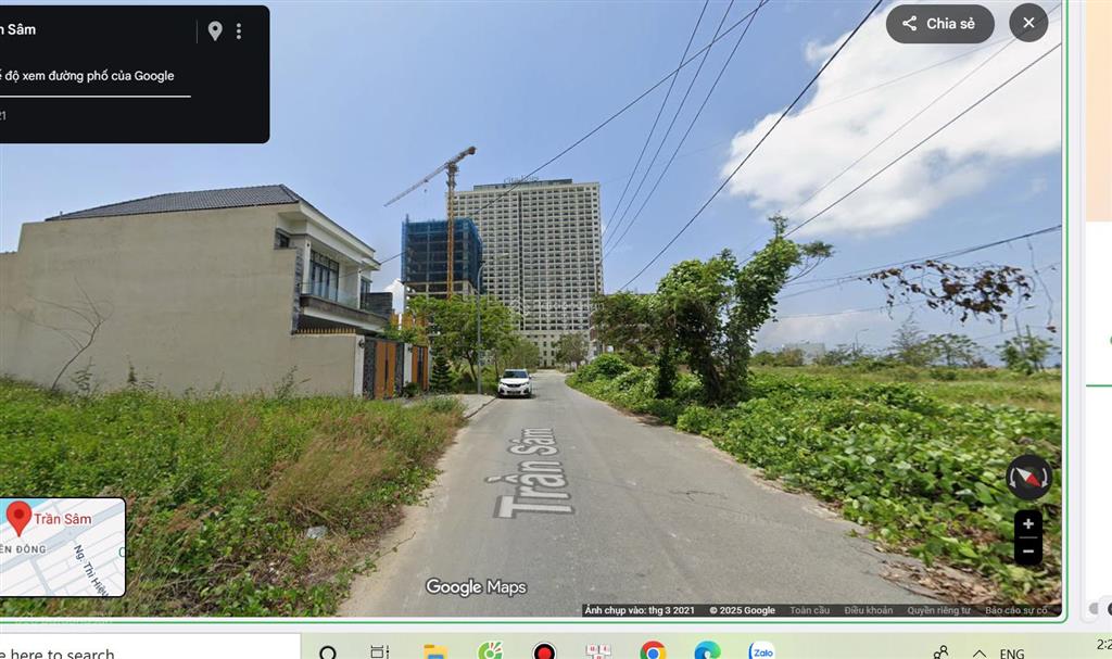 Bán đất mặt tiền trần sâm lô đẹp 10m ngang, diện tích lớn 300m, gần lê đức thọ