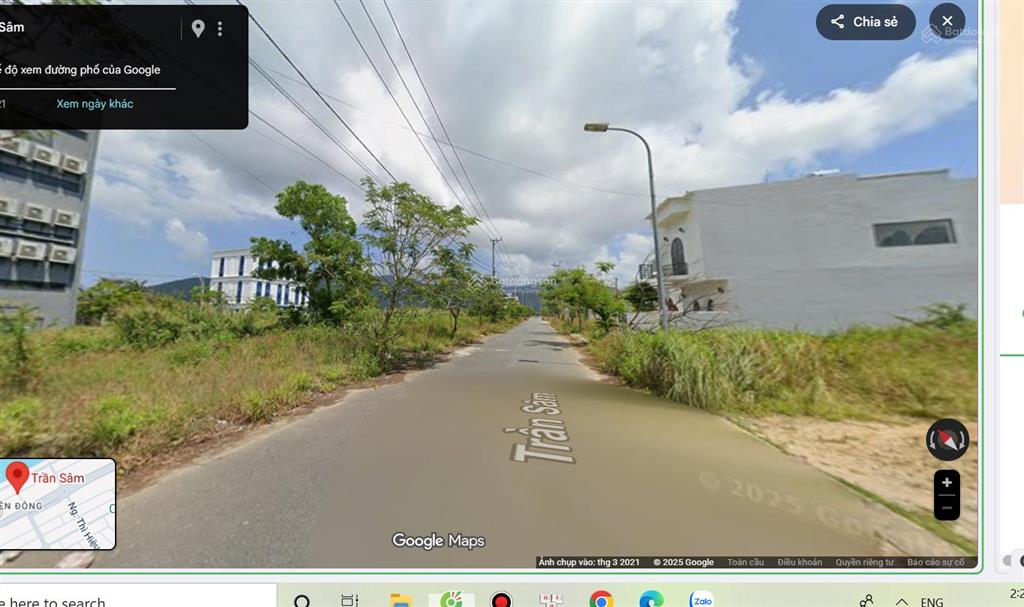 Bán đất mặt tiền trần sâm lô đẹp 10m ngang, diện tích lớn 300m, gần lê đức thọ