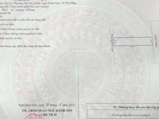 Bán đất mt hoài thanh giá tốt đầu tư  ngũ hành sơn