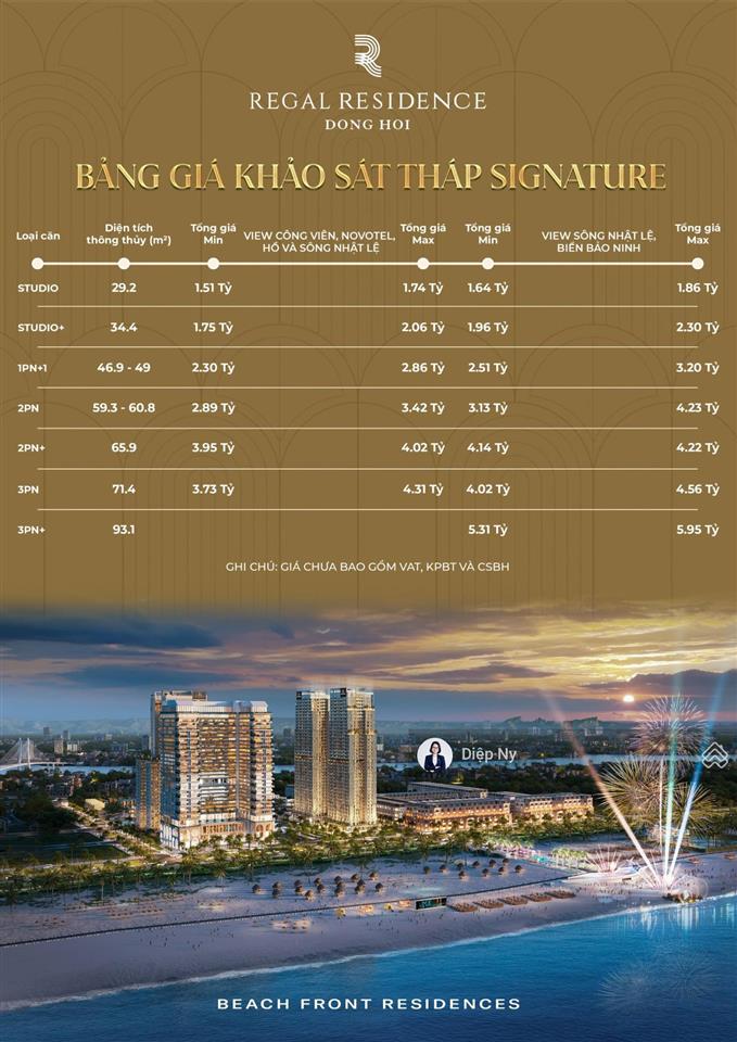 Ra mắt căn hộ view biển 40 tầng regal legend quảng bình đẳng cấp nhất 2026