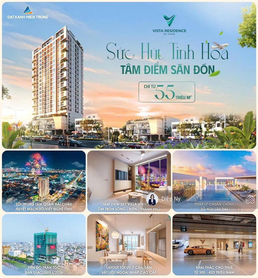 Mua chung cư ngay trung tâm hải châu, nhận nhà ở ngay đầu năm 2026  vista residence