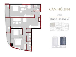 Dual key tầng cao meridian  sở hữu 1 căn hộ khai thác được 2 nguồn thu  giá tốt nhất thị trường!