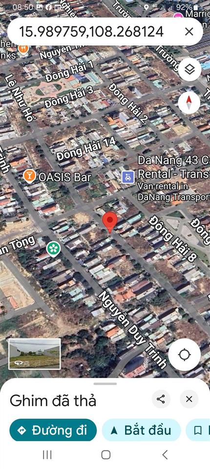 Tôi cần bán đường lê như hổ, hòa hải, qnh sơn, tp đà nẵng sát bãi tắm tân trà