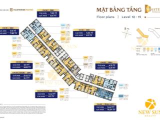 Căn hộ 3 pn masterise homes đà nẵng  dt thông thủy 80m2  giá gốc trực tiếp cđt  ck 18%