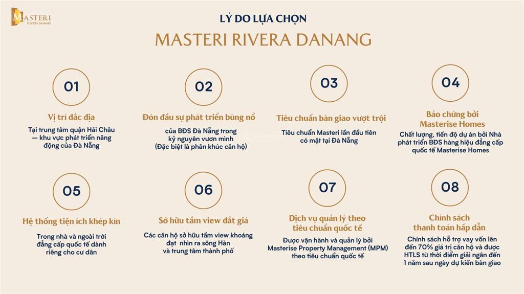 Phân tích đầu tư căn hộ masteri rivera đà nẵng