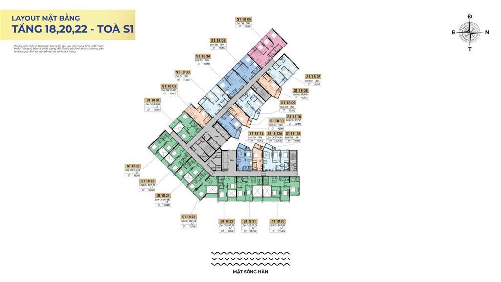 Căn hộ mt sông hàn sun symphony căn 2pn, dt 74,3m2, tầng cao, view sông hàn giá chỉ 6.3 tỷ