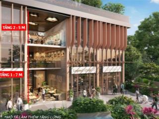 2 căn shop khối đế liền kề mt sông hàn, dt 174.8m2, 10m ngang  dự án sun symphony đà nẵng