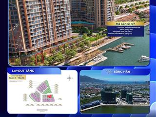 Căn shop khối đế 2 tầng mt sông hàn, duy nhất ngang 8.4m giá chỉ 24 tỷ 7 sun symphony residence
