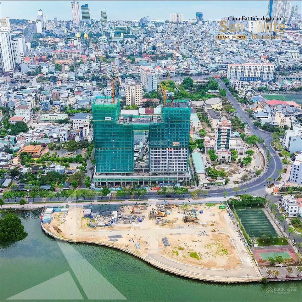 Căn hộ sun ponte 1pn + 56,8m2 view trực diện cầu rồng, biểu tượng của tp đà nẵng. giá chỉ 5 tỷ 8
