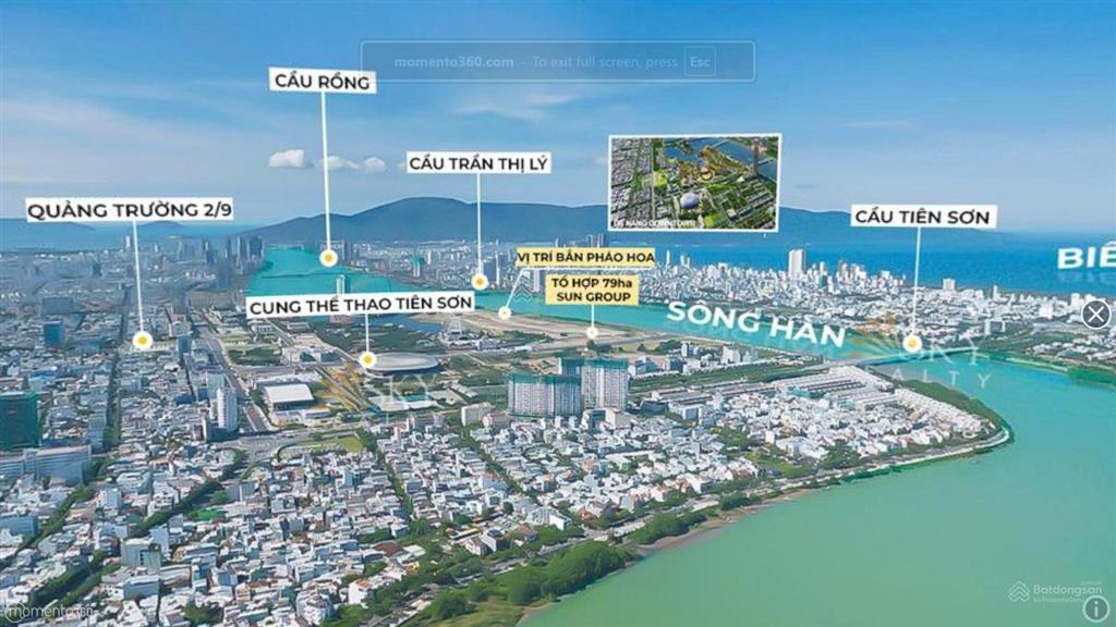 Căn hộ 3pn  76.9m²  7.25 tỷ view trực diện sông, không bị chắn view dự án masteri rivera đà nẵng