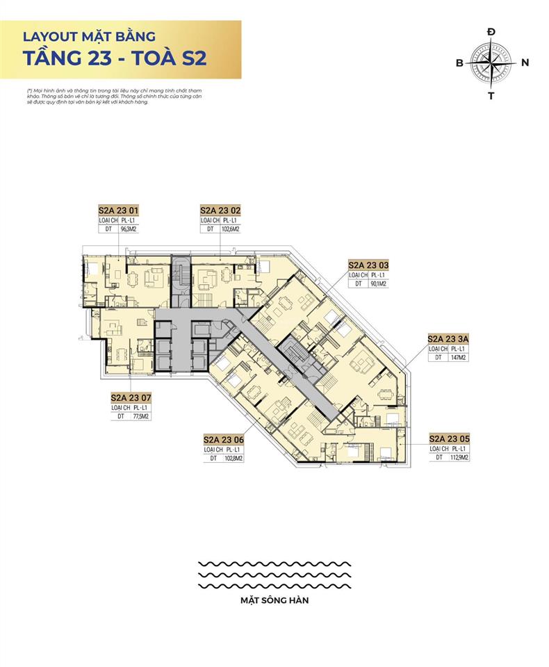 Thông tin tổng quan về căn hộ penthouse symphony residence  tầm view triệu $ trung tâm tp đà nẵng