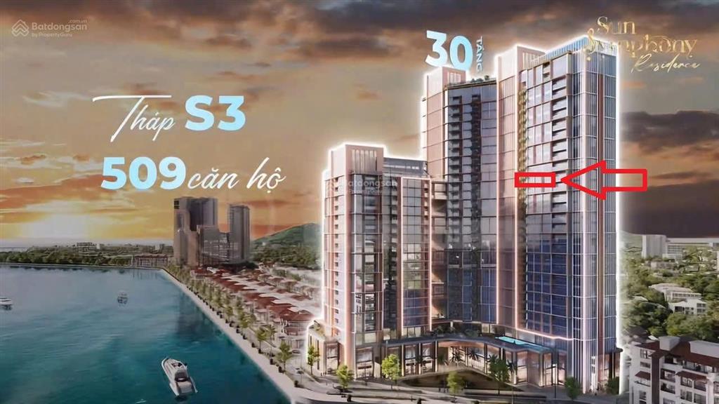 Căn 2pn tòa s3 symphony view trực diện sông hàn, dành cho chủ nhân ngắm trọn biểu tượng tp đà nẵng